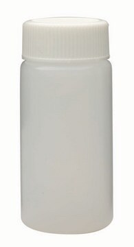 WHEATON&#174; liquid scintillation vial with attached foil lined urea cap, HDPE lips on vial transparent high-density polyethylene bottle, capacity (20&#160;mL), screw cap