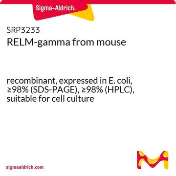 RELM-gamma from mouse recombinant, expressed in E. coli, &#8805;98% (SDS-PAGE), &#8805;98% (HPLC), suitable for cell culture