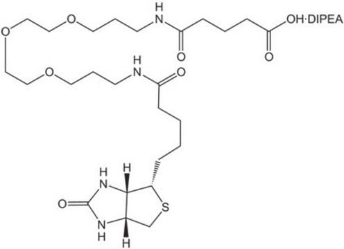 N-Biotinyl-NH-(PEG)&#8322;-COOH . DIPEA (20 atoms) Novabiochem&#174;