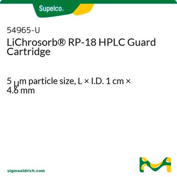 LiChrosorb&#174; RP-18 HPLC Guard Cartridge 5&#160;&#956;m particle size, L × I.D. 1&#160;cm × 4.6&#160;mm