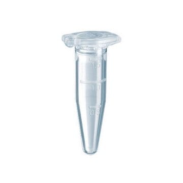 Eppendorf&#174; Safe-Lock Microcentrifuge Tubes, Biopur&#174; volume 1.5&#160;mL, colorless, pkg of 100&#160;ea (individually wrapped)