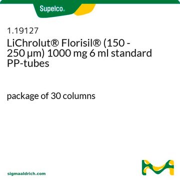 LiChrolut&#174; Florisil&#174; (150 - 250 &#181;m) 1000 mg 6 ml standard PP-tubes package of 30&#160;columns