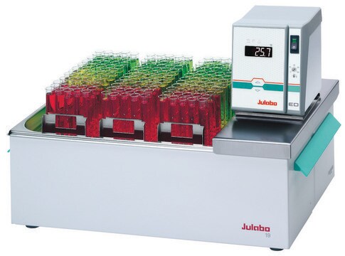 Julabo&#174; open circulating baths, E models EH-19, AC/DC input 230 V AC, volume 19&#160;L, temp. range 20-150 °C