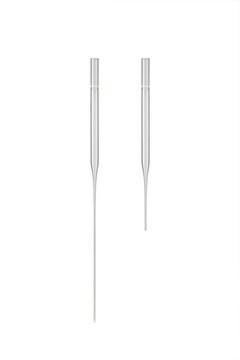 DURAN&#174; Pasteur pipette with long draw fine tip capacity (2&#160;mL), pkg of 4&#160;packs, pack of 250&#160;ea, non-sterile