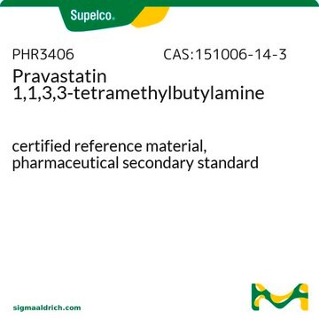 Pravastatin 1,1,3,3-tetramethylbutylamine certified reference material, pharmaceutical secondary standard