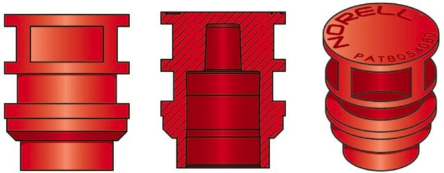 Norell&#174; Sample Vault&#8482; NMR tube caps open port cap, white, diam. 5&#160;mm