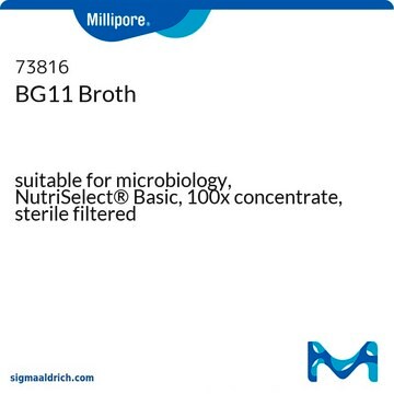 BG11 Broth suitable for microbiology, 100x concentrate, sterile filtered, NutriSelect&#174; Basic