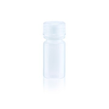 Wheaton&#174; Leak Resistant Bottle capacity 4&#160;mL, high-density polyethylene bottle, narrow-mouth bottle, natural bottle, bottle diam. × H 16&#160;mm × 39&#160;mm, 13-425