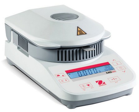 Ohaus&#174; MB-23 and MB-25 moisture analyzers Model MB25, AC/DC input 230 V AC, UK plug