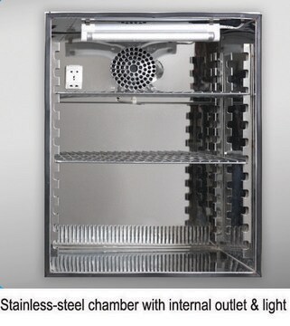 MyTemp&#8482; 65HC Digital heating and cooling incubator, includes two stainless steel shelves AC/DC input 230 V AC, EuroPlug