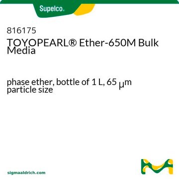 TOYOPEARL&#174; Ether-650M Bulk Media bottle of 1&#160;L, phase ether, 65&#160;&#956;m particle size