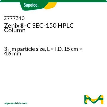 Zenix&#174;-C SEC-150 HPLC Column 3&#160;&#956;m particle size, L × I.D. 15&#160;cm × 4.6&#160;mm