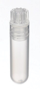 WHEATON&#174; CryoELITE&#174; cryovial with Loctagon&#8482; Vial Skirt and clear walls round bottom polypropylene, capacity (2&#160;mL), internal thread, non-sterile, natural cap