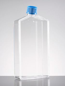 Corning&#174; Falcon&#174; Cell Culture Flask capacity 225&#160;mL, canted neck, graduated, 5 &#8209; 400&#160;mL, cap, blue plug seal