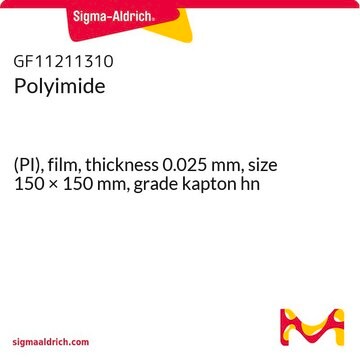 Polyimide (PI), film, thickness 0.025&#160;mm, size 150 × 150&#160;mm, grade kapton hn