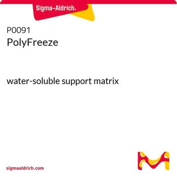 PolyFreeze water-soluble support matrix