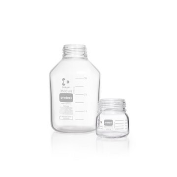 Duran&#174; Gls 80 Protect Labboratory Bottle With Gls 80 Thread capacity 3500&#160;mL, plastic-coated glass bottle (PU)