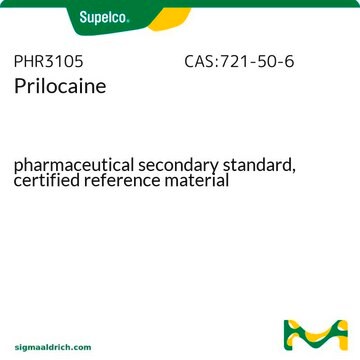 Prilocaine pharmaceutical secondary standard, certified reference material