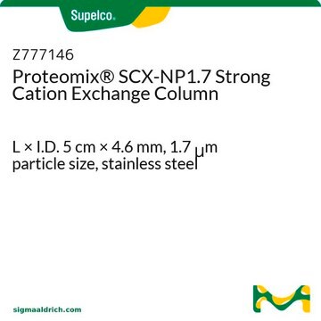 Proteomix&#174; SCX-NP1.7 Strong Cation Exchange Column L × I.D. 5&#160;cm × 4.6&#160;mm, 1.7&#160;&#956;m particle size, stainless steel