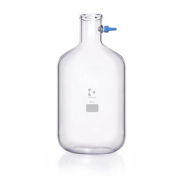 Duran&#174; Filtering Flasks Bottle shape, WITH KECK ASSEMBLY SET