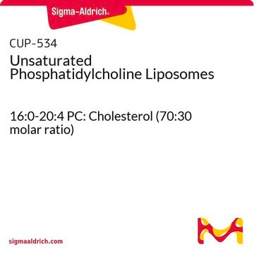 Unsaturated Phosphatidylcholine Liposomes 16:0-20:4 PC: Cholesterol (70:30 molar ratio)