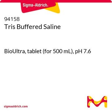 Tris Buffered Saline BioUltra, tablet (for 500 mL), pH 7.6