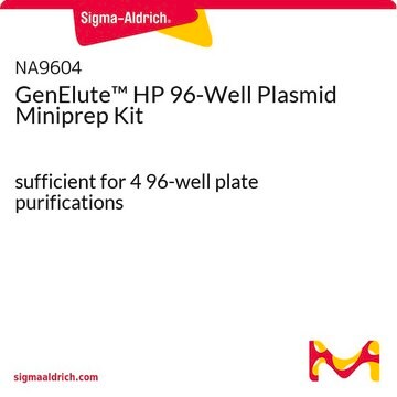 GenElute&#8482; HP 96-Well Plasmid Miniprep Kit sufficient for 4 96-well plate purifications