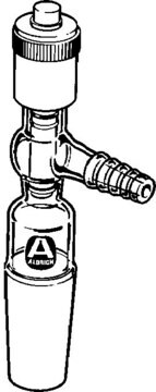 High-vacuum valve adapter male joint: ST/NS 14/20