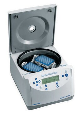 Eppendorf&#174; Centrifuge 5430/5430R 5430, non-refrigerated, with rotor F-35-6-30, keypad, AC/DC input 120 V, 60 Hz, US 3-pin plug (US)