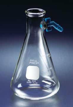 Pyrex&#174; heavy wall filtering flasks capacity 250&#160;mL