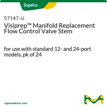 Visiprep&#8482; Manifold Replacement Flow Control Valve Stem for use with standard 12- and 24-port models, pk of 24