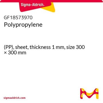 Polypropylene (PP), sheet, thickness 1&#160;mm, size 300 × 300&#160;mm