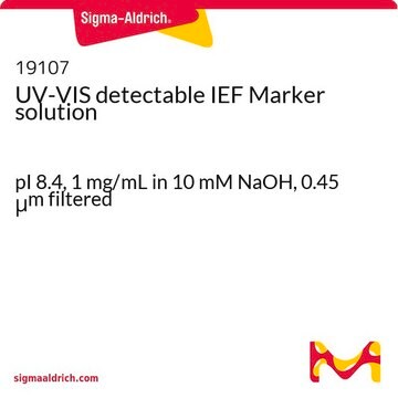 UV-VIS detectable IEF Marker solution pI 8.4, 1&#160;mg/mL in 10 mM NaOH, 0.45 &#956;m filtered