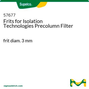 Frits for Isolation Technologies Precolumn Filter frit diam. 3&#160;mm