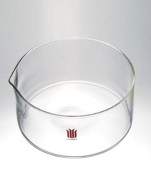 Synthware&#8482; Crystallizing dish with spout clear borosilicate glass 3.3, volume 900&#160;mL, diam. × H 150&#160;mm × 75&#160;mm