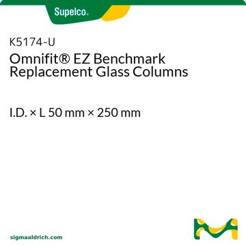 Omnifit&#174; EZ Benchmark Replacement Glass Columns I.D. × L 50&#160;mm × 250&#160;mm