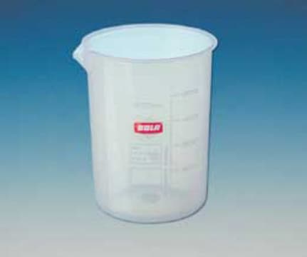 Bohlender&#8482; PTFE beaker capacity 50&#160;mL, white