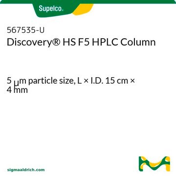 Discovery&#174; HS F5 HPLC Column 5&#160;&#956;m particle size, L × I.D. 15&#160;cm × 4&#160;mm