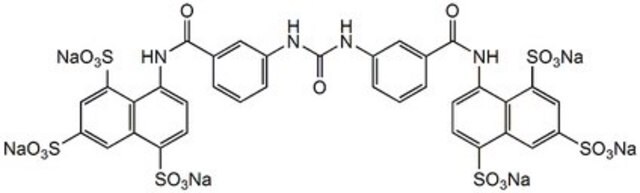 NF023 A suramin analog that acts as a selective and direct G-protein antagonist for &#945;-subunits of the Go/Gi group (EC&#8325;&#8320; ~ 300 nM).