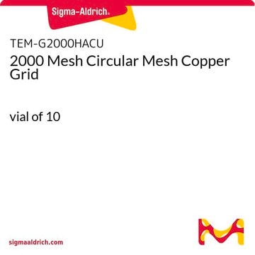 2000 Mesh Circular Mesh Copper Grid vial of 10