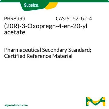 (20R)-3-Oxopregn-4-en-20-yl acetate Pharmaceutical Secondary Standard; Certified Reference Material