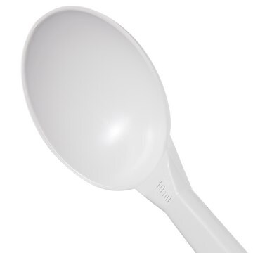 SP Bel-Art&#174; Sterileware&#8482; Teaspoon Style Sampling Spoon white polystyrene, nominal capacity 3&#160;mL (0.1&#160;oz), handle L 13.7&#160;cm (5.375&#160;in.), sterile, pack of 100&#160;ea (individually wrapped)