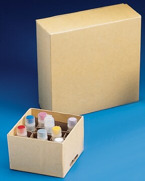 Nunc&#174; Storage Boxes for Nunc CryoTubes&#174; storage box holding 25 tubes, for cryovials sized 1.0-1.8 mL