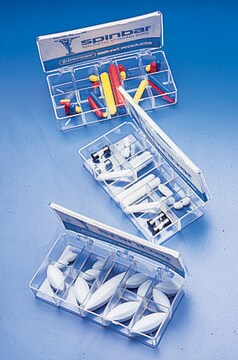 Spinbar&#174; 攪拌子セット octagonal PTFE-coated, kit of 6&#160;ea