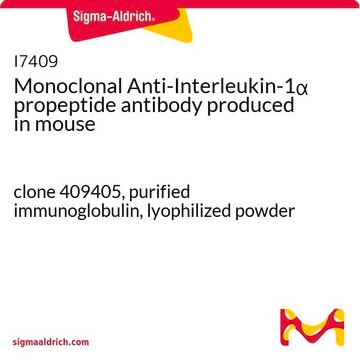 Monoclonal Anti-Interleukin-1&#945; propeptide antibody produced in mouse clone 409405, purified immunoglobulin, lyophilized powder