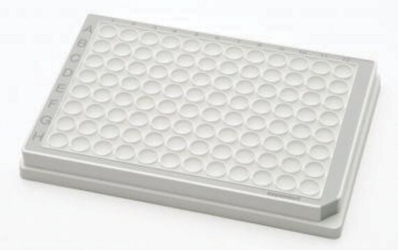 Eppendorf&#174; Microplate 96/V-PP sterile (PCR clean), V-bottom white wells, gray border, pkg of 80&#160;plates (5 bags x 16 plates)