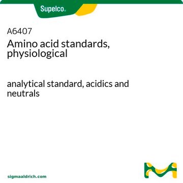 アミノ酸標準試薬(生理学的標準) analytical standard, acidics and neutrals