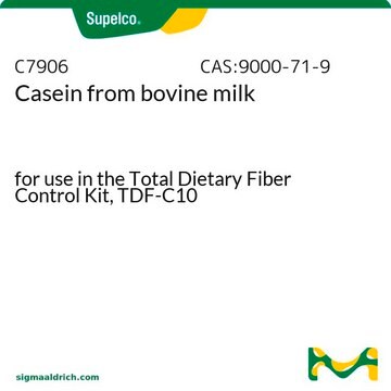 Casein from bovine milk for use in the Total Dietary Fiber Control Kit, TDF-C10