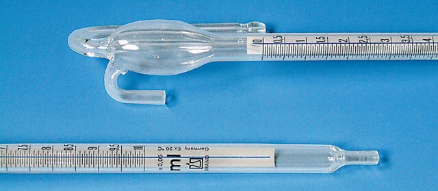 BRAND&#174; spare burette for automatic burette Dr. Schilling size 15 mL, clear