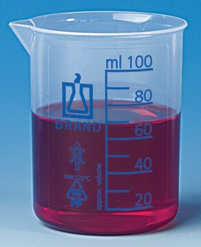 BRAND&#174; PP beaker with spout, low form volume 3000&#160;mL